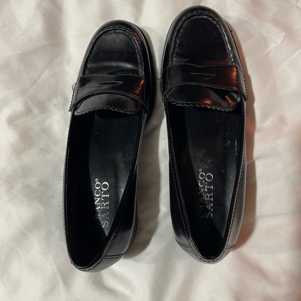 Franco Sarto Women's Black Loafers